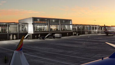KTUL Tulsa International Airport - Microsoft Flight Simulator screenshot