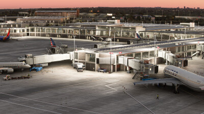 KTUL Tulsa International Airport - Microsoft Flight Simulator screenshot