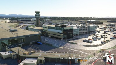 CYQB Québec City International Airport - Microsoft Flight Simulator screenshot