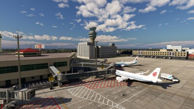 ZYHB Harbin Taiping International Airport - Microsoft Flight Simulator screenshot