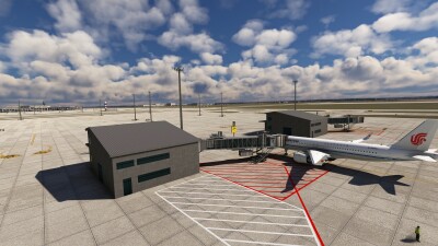 ZYHB Harbin Taiping International Airport - Microsoft Flight Simulator screenshot