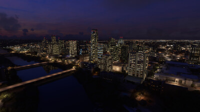 SamScene3D Austin Modern City - Microsoft Flight Simulator screenshot