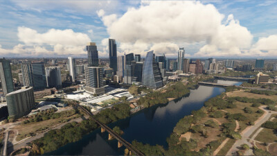 SamScene3D Austin Modern City - Microsoft Flight Simulator screenshot
