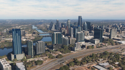 SamScene3D Austin Modern City - Microsoft Flight Simulator screenshot
