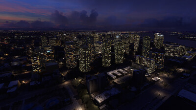 SamScene3D San Diego Modern City - Microsoft Flight Simulator screenshot