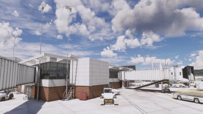 KMHT Manchester-Boston Regional Airport - Microsoft Flight Simulator screenshot