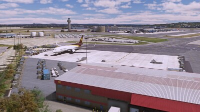 KMHT Manchester-Boston Regional Airport - Microsoft Flight Simulator screenshot