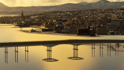 Iron Sim Tromso City Landmarks - Microsoft Flight Simulator 2024 screenshot