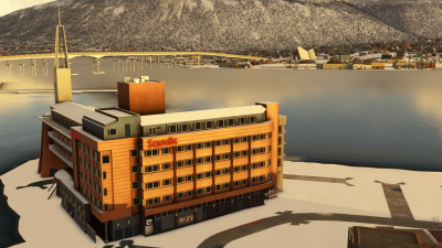 Iron Sim Tromso City Landmarks - Microsoft Flight Simulator 2024 screenshot