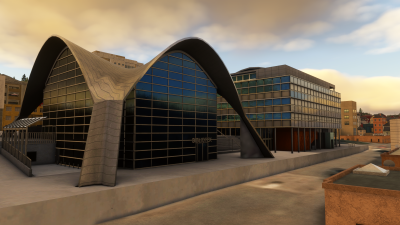 Iron Sim Tromso City Landmarks - Microsoft Flight Simulator 2024 screenshot