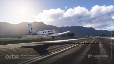 Jurassic World Archipelago - Microsoft Flight Simulator 2024 screenshot