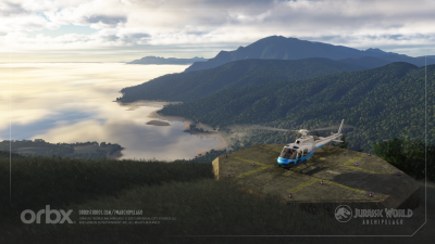 Jurassic World Archipelago - Microsoft Flight Simulator 2024 screenshot