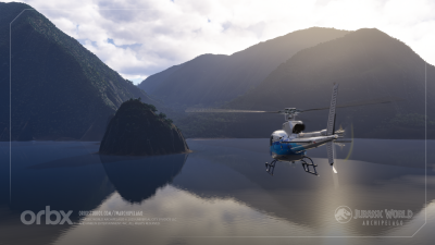 Jurassic World Archipelago - Microsoft Flight Simulator 2024 screenshot