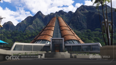 Jurassic World Archipelago - Microsoft Flight Simulator 2024 screenshot