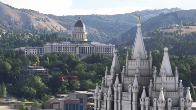Dfflyer Direct Salt Lake City Pack - Microsoft Flight Simulator screenshot