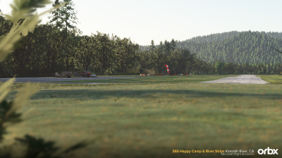 36S Happy Camp & River Strips Klamath River, CA - Microsoft Flight Simulator screenshot