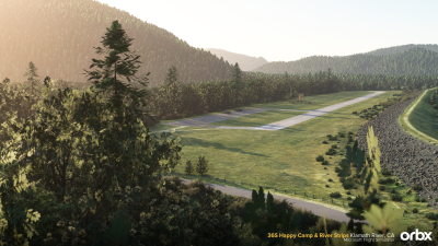 36S Happy Camp & River Strips Klamath River, CA - Microsoft Flight Simulator screenshot