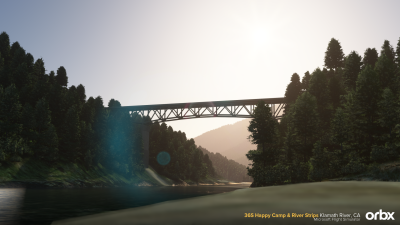 36S Happy Camp & River Strips Klamath River, CA - Microsoft Flight Simulator screenshot