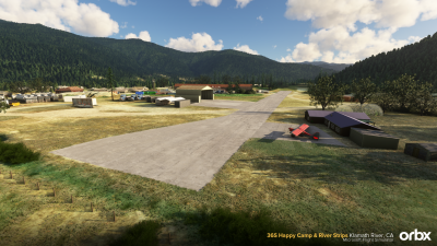36S Happy Camp & River Strips Klamath River, CA - Microsoft Flight Simulator screenshot