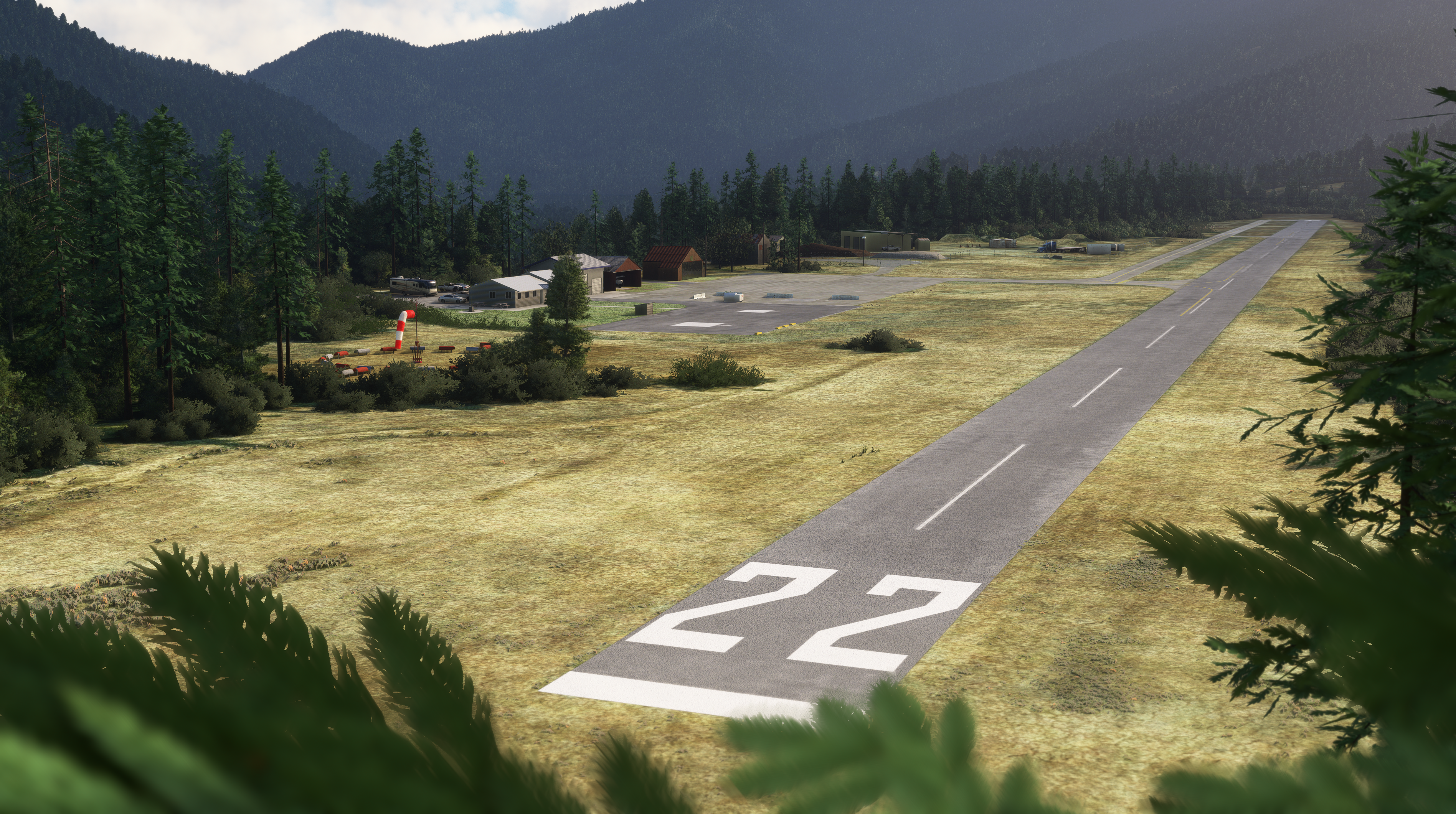 36S Happy Camp &amp; River Strips Klamath River, CA - Microsoft Flight Simulator