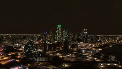 SamScene3D Dallas Modern City - Microsoft Flight Simulator screenshot