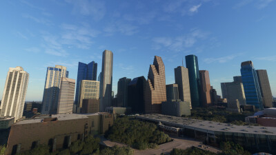 SamScene3D Houston Modern City - Microsoft Flight Simulator screenshot