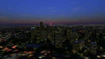 SamScene3D Houston Modern City - Microsoft Flight Simulator screenshot