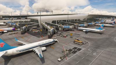 ZHCC Zhengzhou Xinzheng International Airport - Microsoft Flight Simulator screenshot