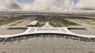 ZHCC Zhengzhou Xinzheng International Airport - Microsoft Flight Simulator screenshot