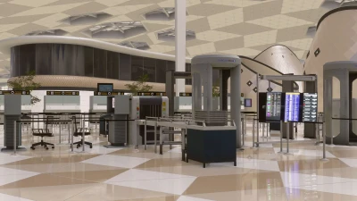 UBBB Baku Heydar Aliyev International Airport - Microsoft Flight Simulator screenshot