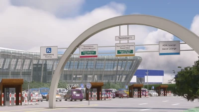 UBBB Baku Heydar Aliyev International Airport - Microsoft Flight Simulator screenshot