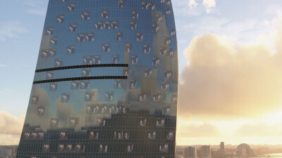 Azrsim Baku City Landmarks - Microsoft Flight Simulator screenshot