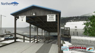 PAKT Ketchikan Airport - Microsoft Flight Simulator screenshot