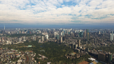 SamScene3D Tokyo City Times - Microsoft Flight Simulator screenshot