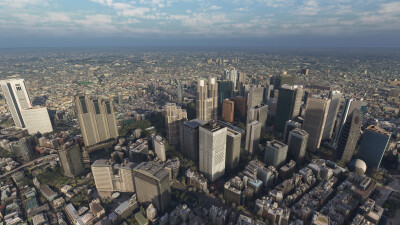 SamScene3D Tokyo City Times - Microsoft Flight Simulator screenshot