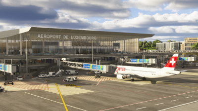 ELLX Luxembourg Airport - Microsoft Flight Simulator screenshot