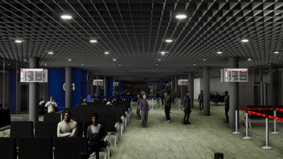 ELLX Luxembourg Airport - Microsoft Flight Simulator screenshot