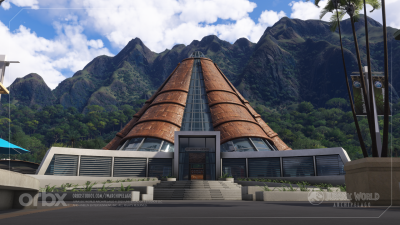 Jurassic World Archipelago and Volanta Premium - Microsoft Flight Simulator 2024 screenshot