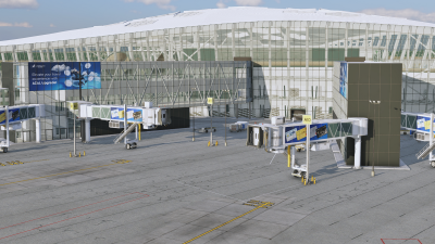 UBBB Baku Heydar Aliyev International Airport - X-Plane 12 screenshot