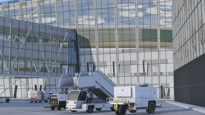 UBBB Baku Heydar Aliyev International Airport - X-Plane 12 screenshot