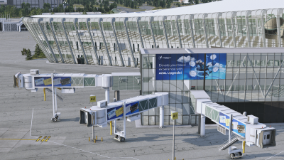 UBBB Baku Heydar Aliyev International Airport - X-Plane 12 screenshot