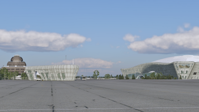 UBBB Baku Heydar Aliyev International Airport - X-Plane 12 screenshot