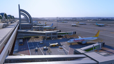 LTFJ Istanbul Sabiha Gökçen International Airport - Microsoft Flight Simulator 2024 screenshot