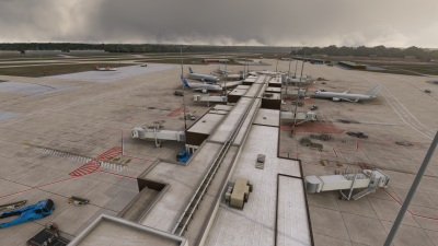 KLIT Little Rock Clinton National Airport - Microsoft Flight Simulator screenshot