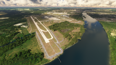 KLIT Little Rock Clinton National Airport - Microsoft Flight Simulator screenshot