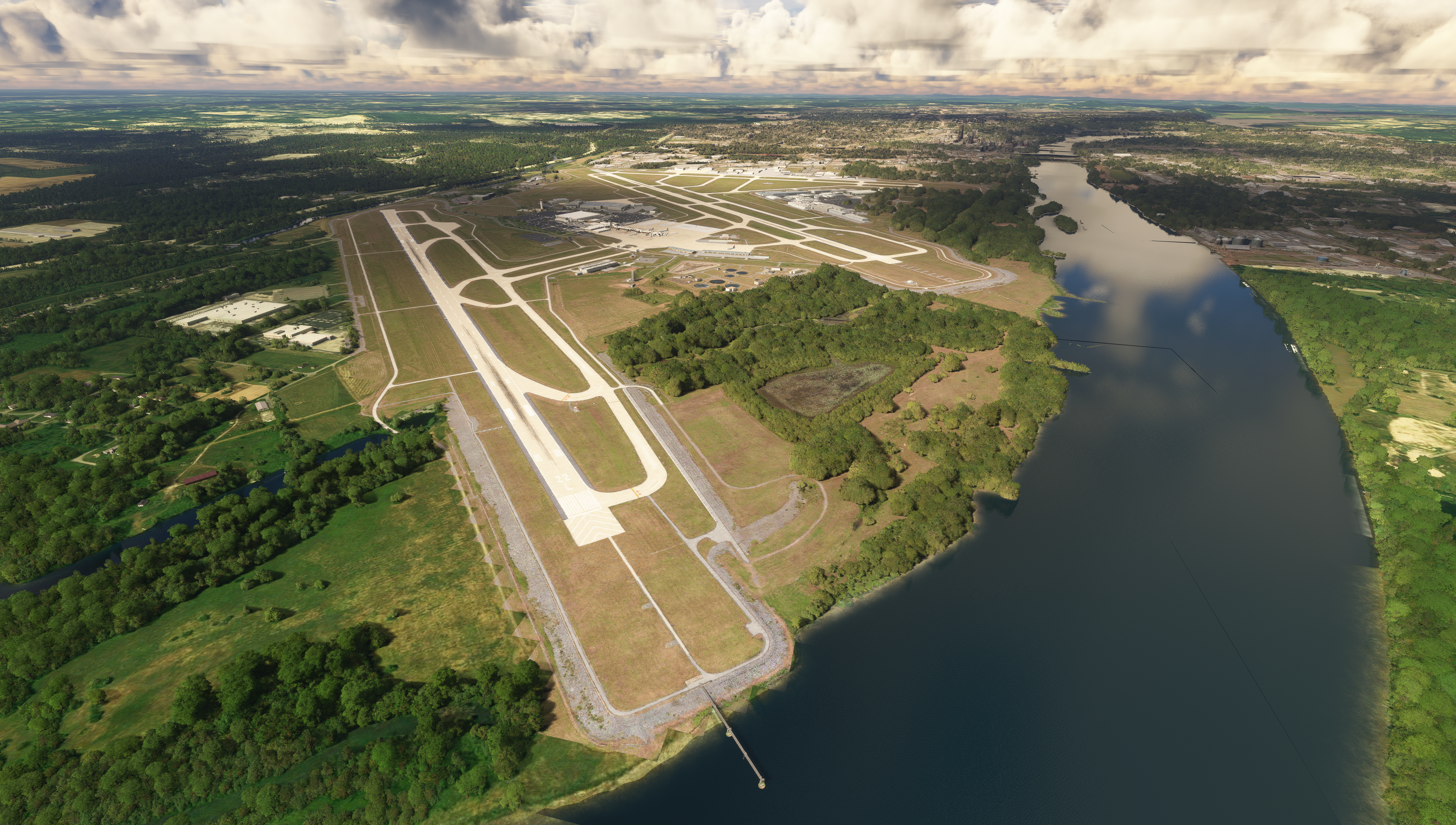 KLIT Little Rock Clinton National Airport - Microsoft Flight Simulator