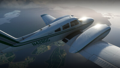 Carenado PA44 - Microsoft Flight Simulator screenshot