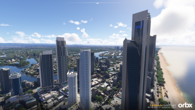 Landmarks Gold Coast - Microsoft Flight Simulator 2024 screenshot