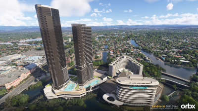 Landmarks Gold Coast - Microsoft Flight Simulator 2024 screenshot