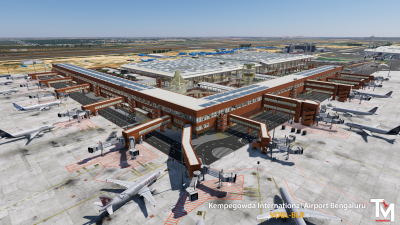VOBL Bengaluru Kempegowda International Airport - X-Plane 12 screenshot